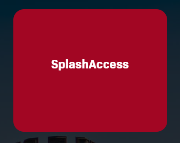 The SplashAccess tile on the PortalGuard Single Sign-On portal